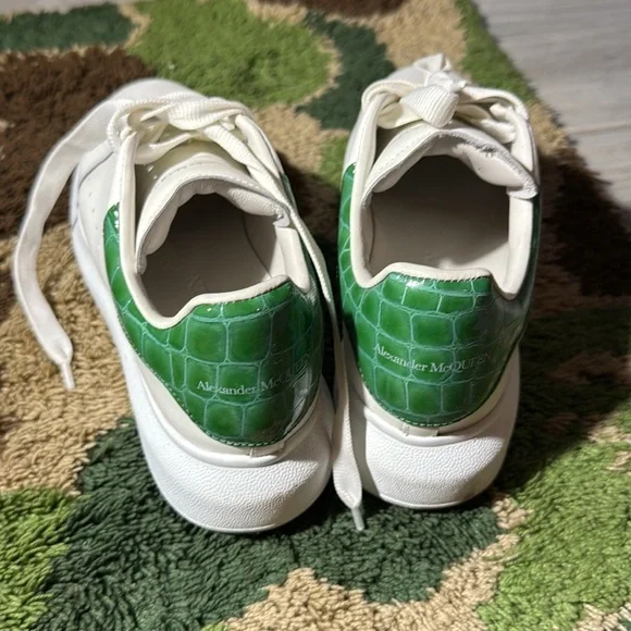 Alexander McQueen White High-Top Sneakers - Picture 2 of 5